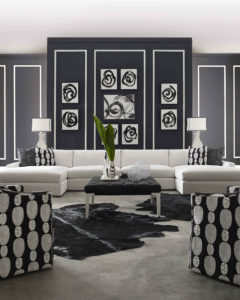 black and white for Milwaukee interior design
